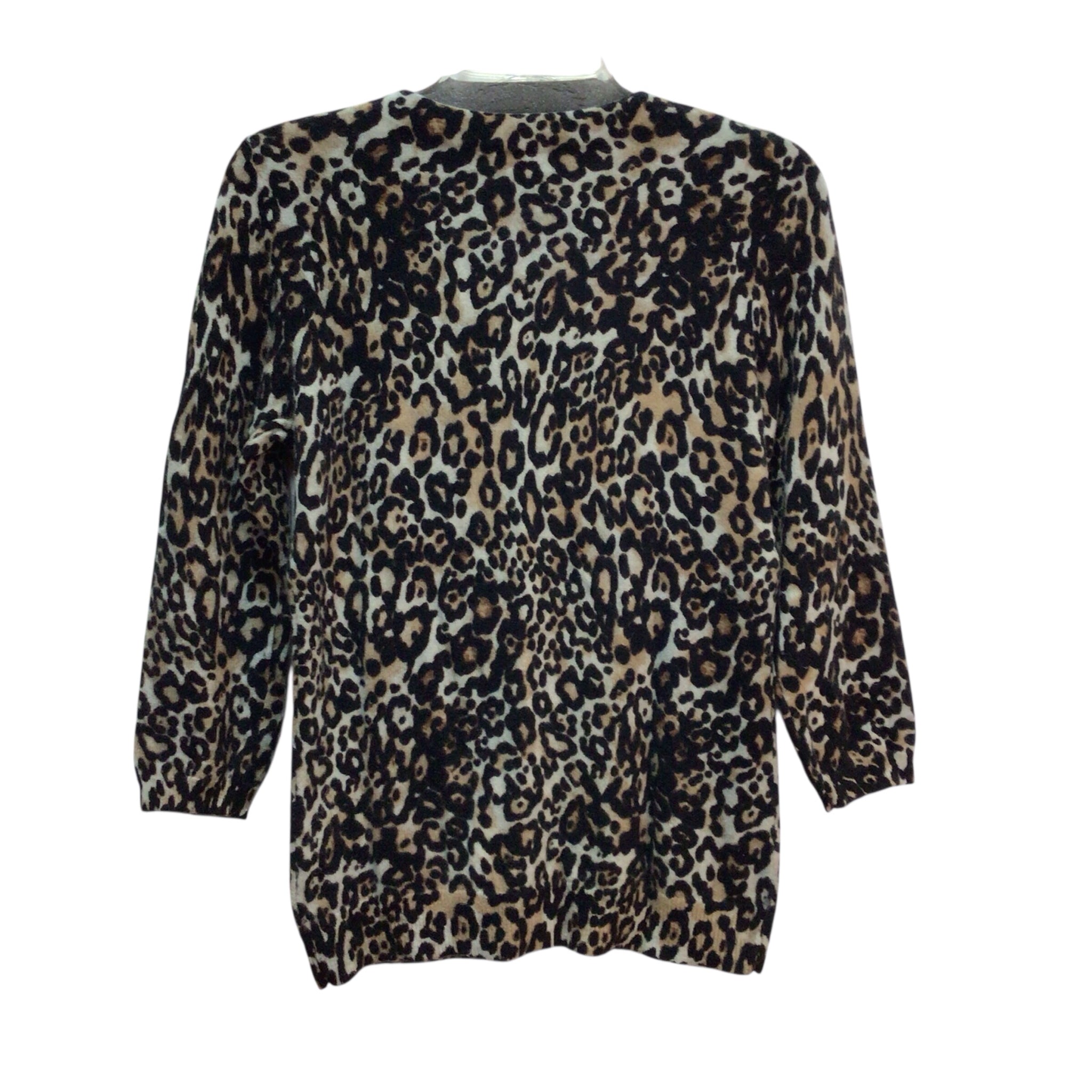 Talbots Animal Print Size M Long Sleeve