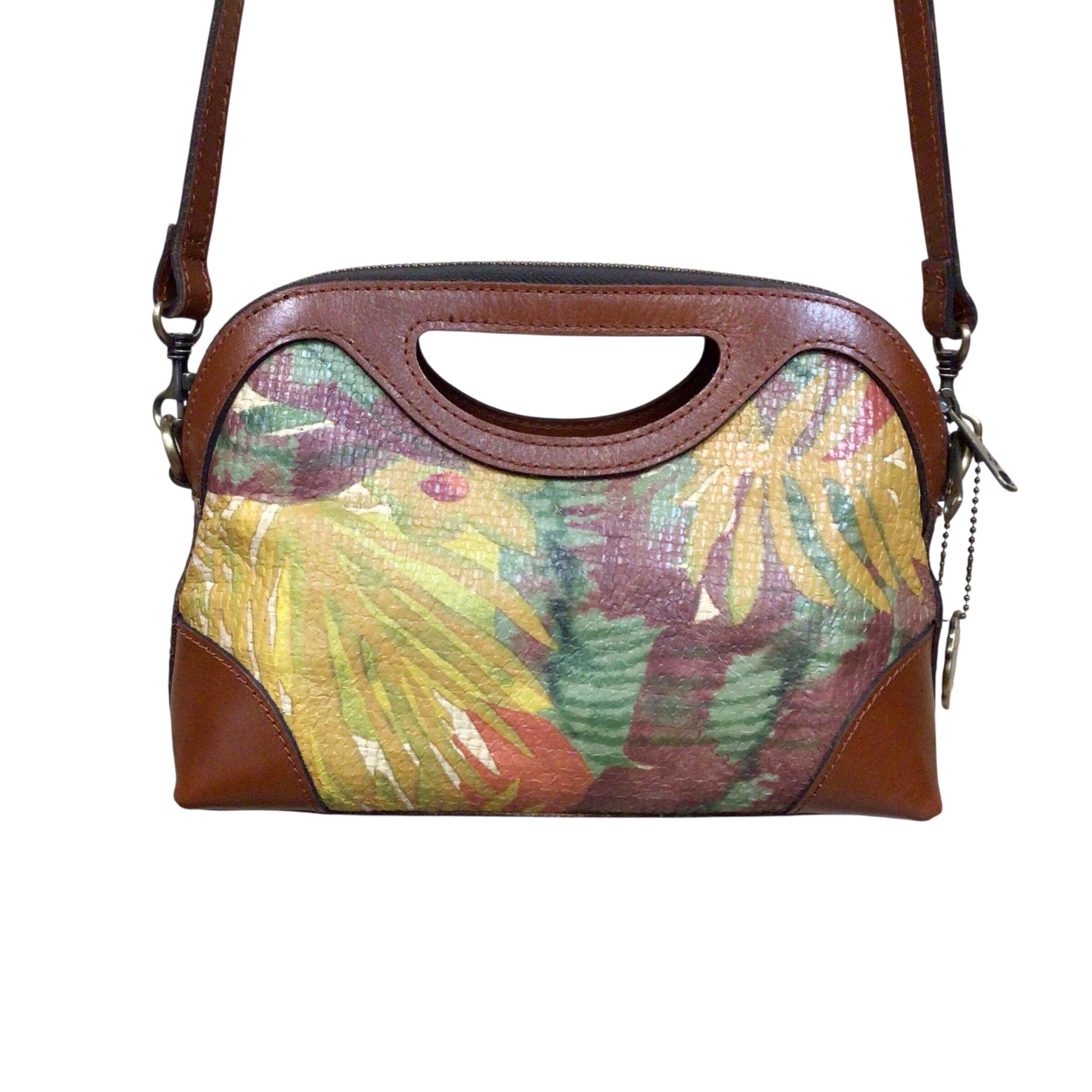 Patricia Nash Sanza Spring Straw Crossbody Clutch