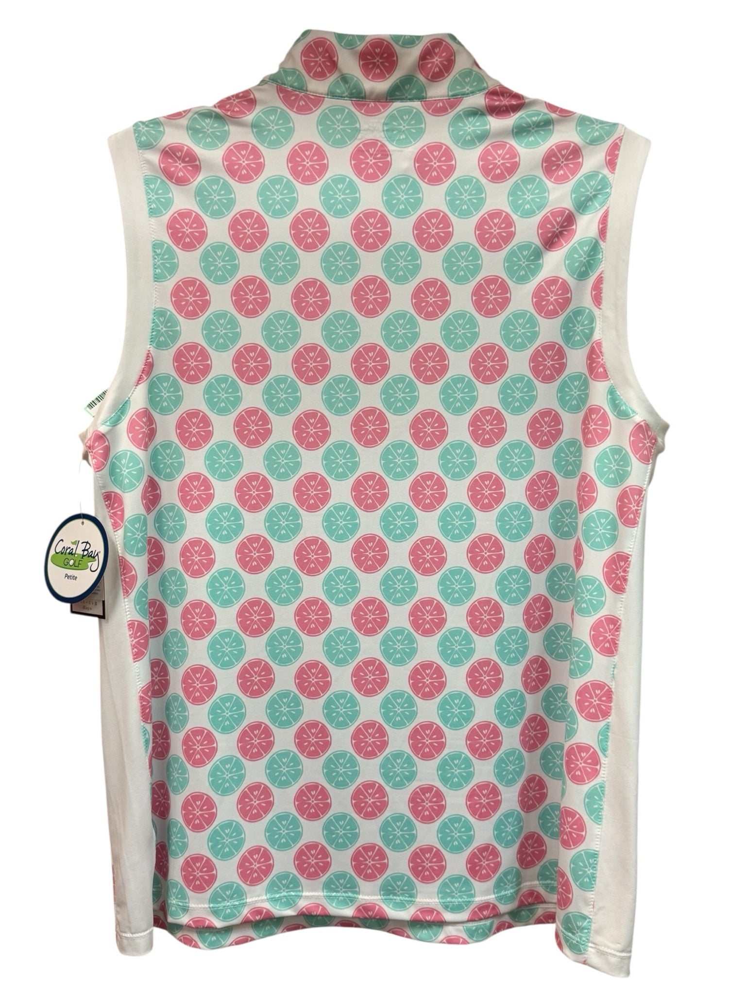 Coral Bay Sleeveless Cirtus Top Size Petite Large