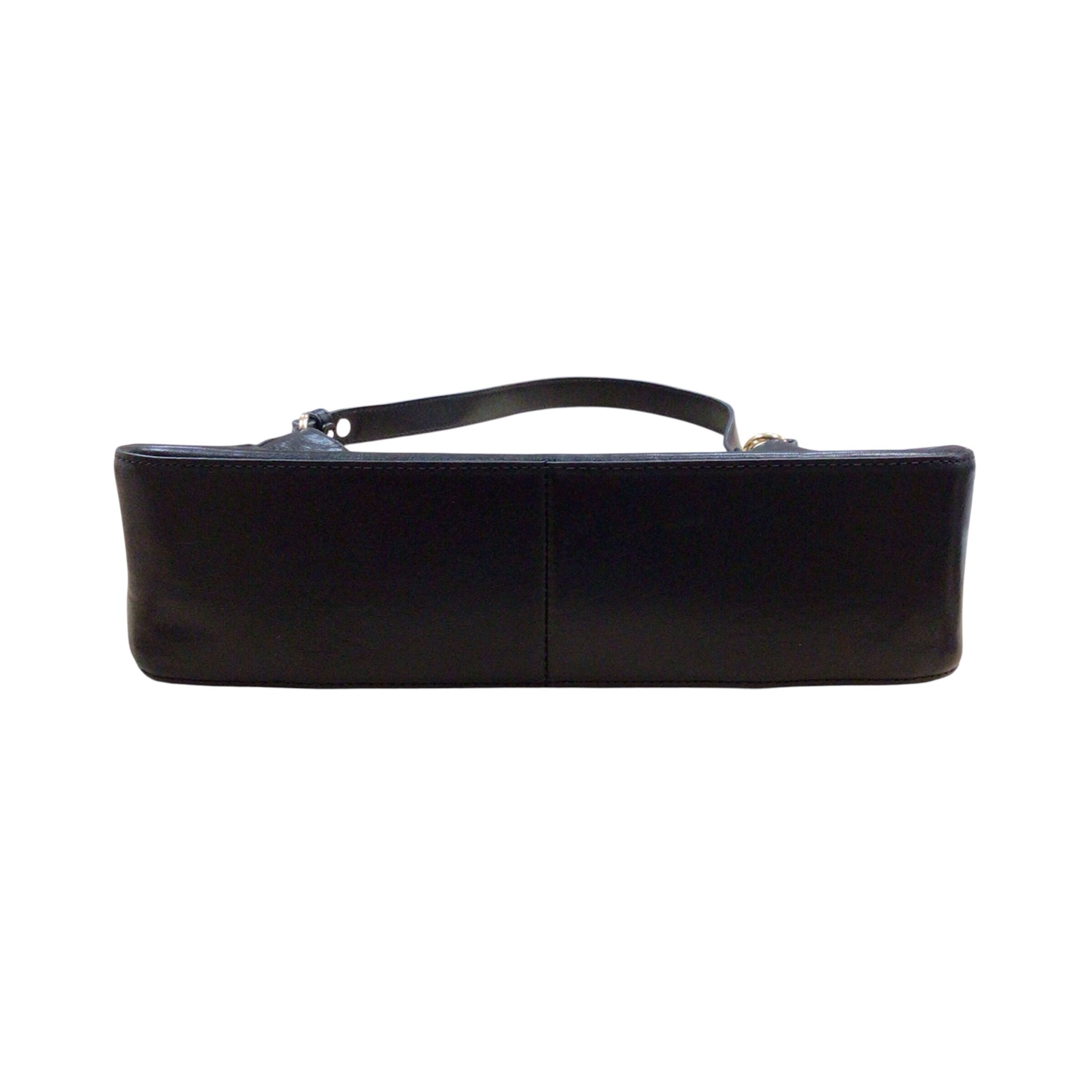 Brahmin "Esme" Cocoa Blanchard Leather Shoulder Bag