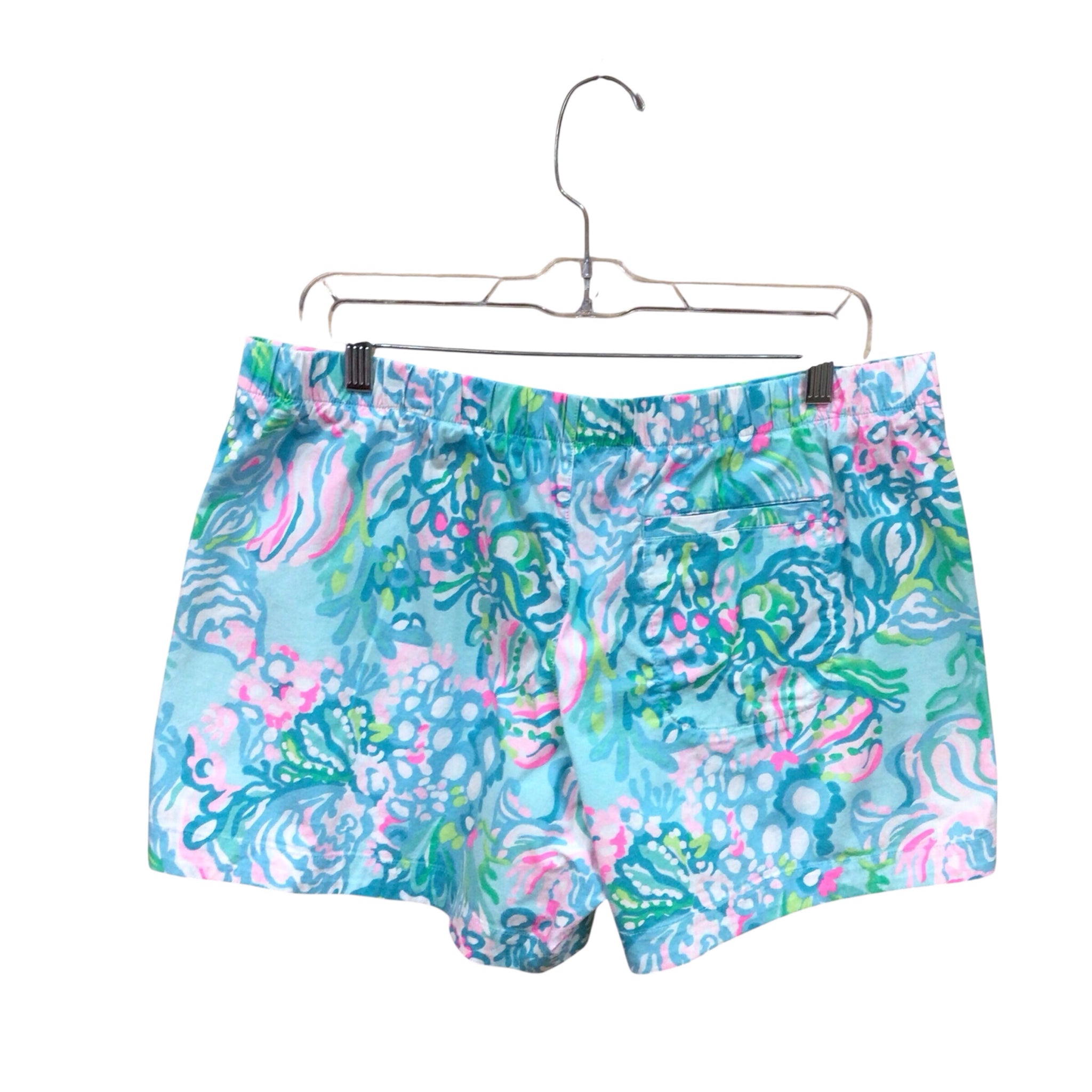 Lilly Pulitzer Ocean View Pull On Shorts Size Large