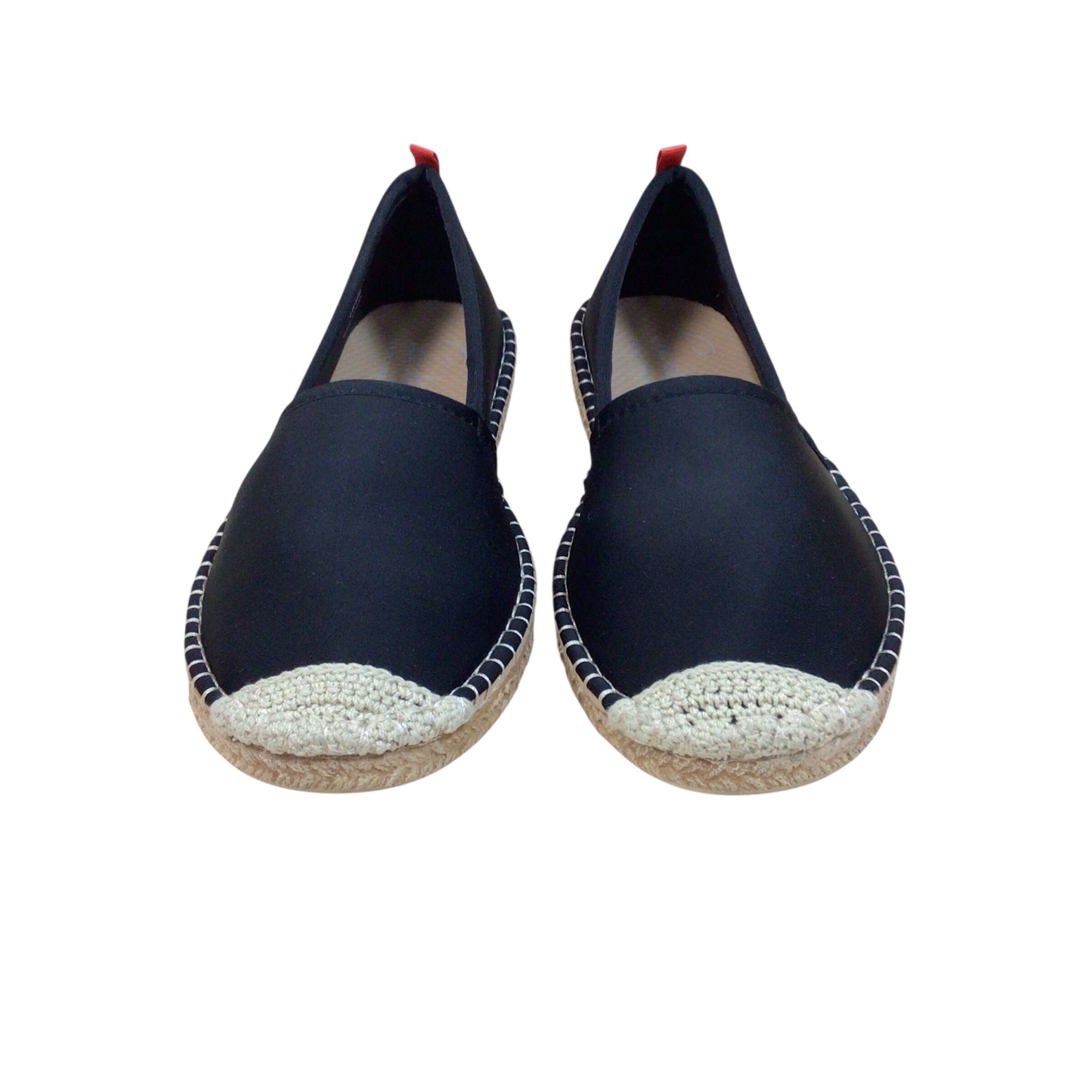 Sea Star Black Slip On Shoes Size 9