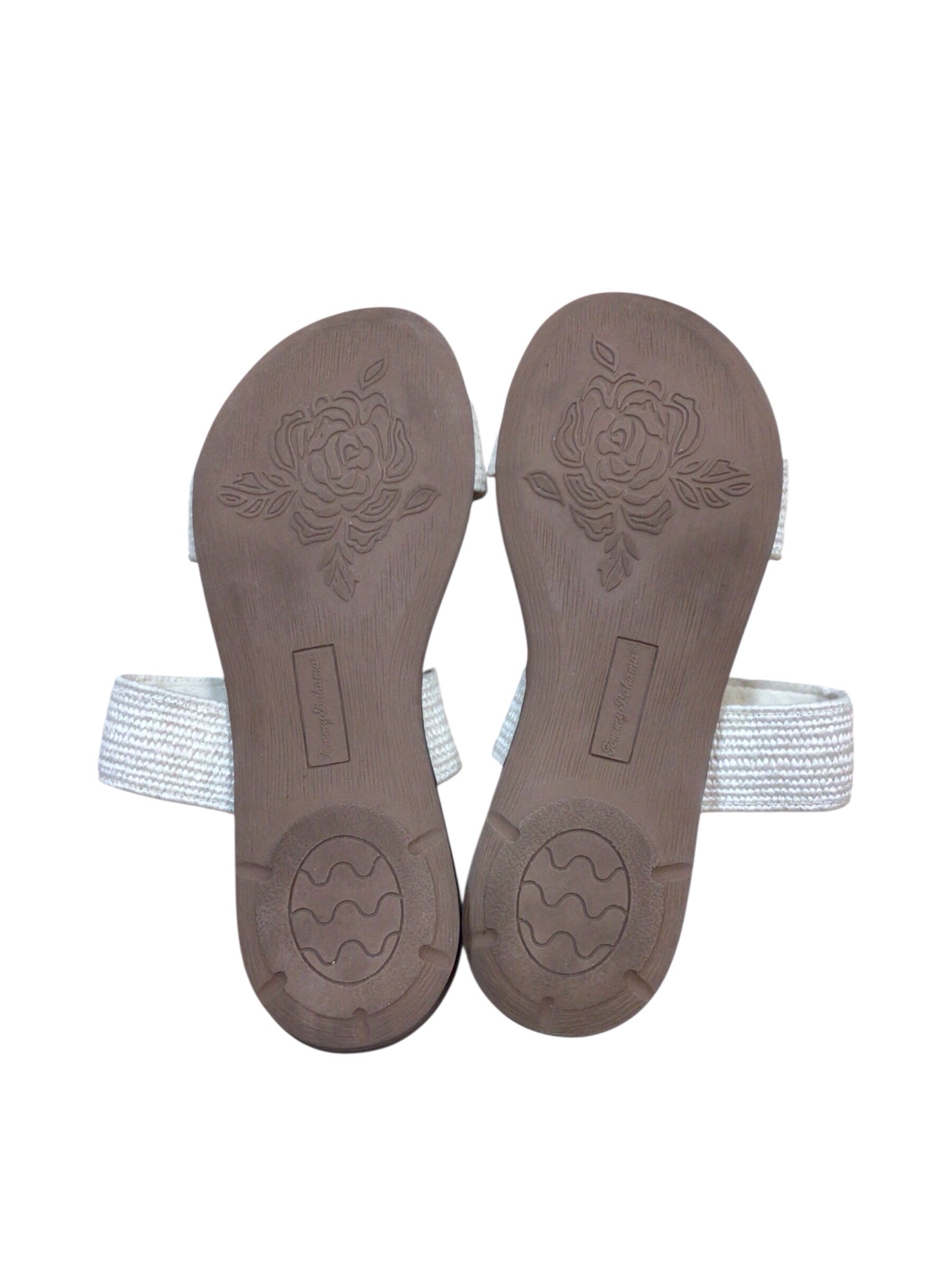 Tommy Bahama "Babylon" White Sandals Size 7