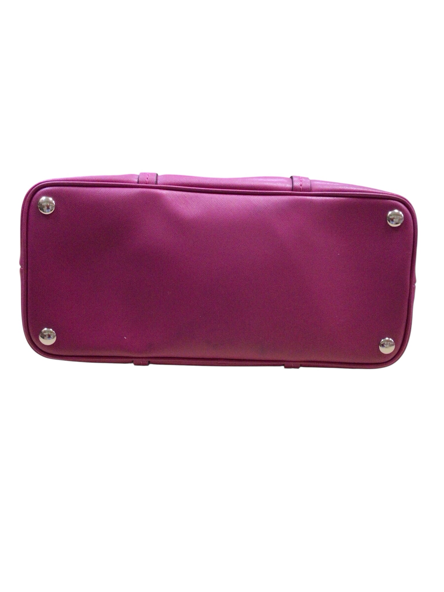 Coach F25671 "Peyton" Fuscia Leather Satchel