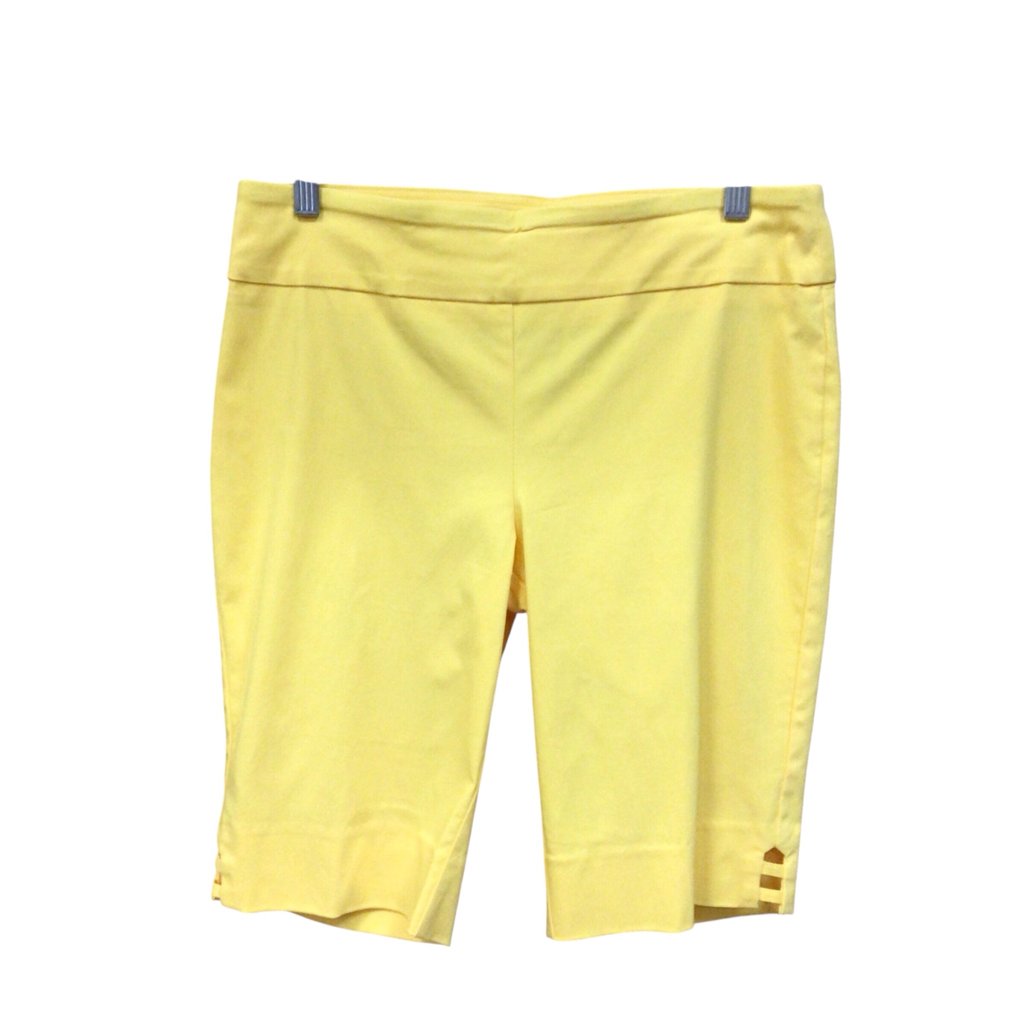 Ruby Rd. Yellow Bermuda Shorts Size 12 Petite