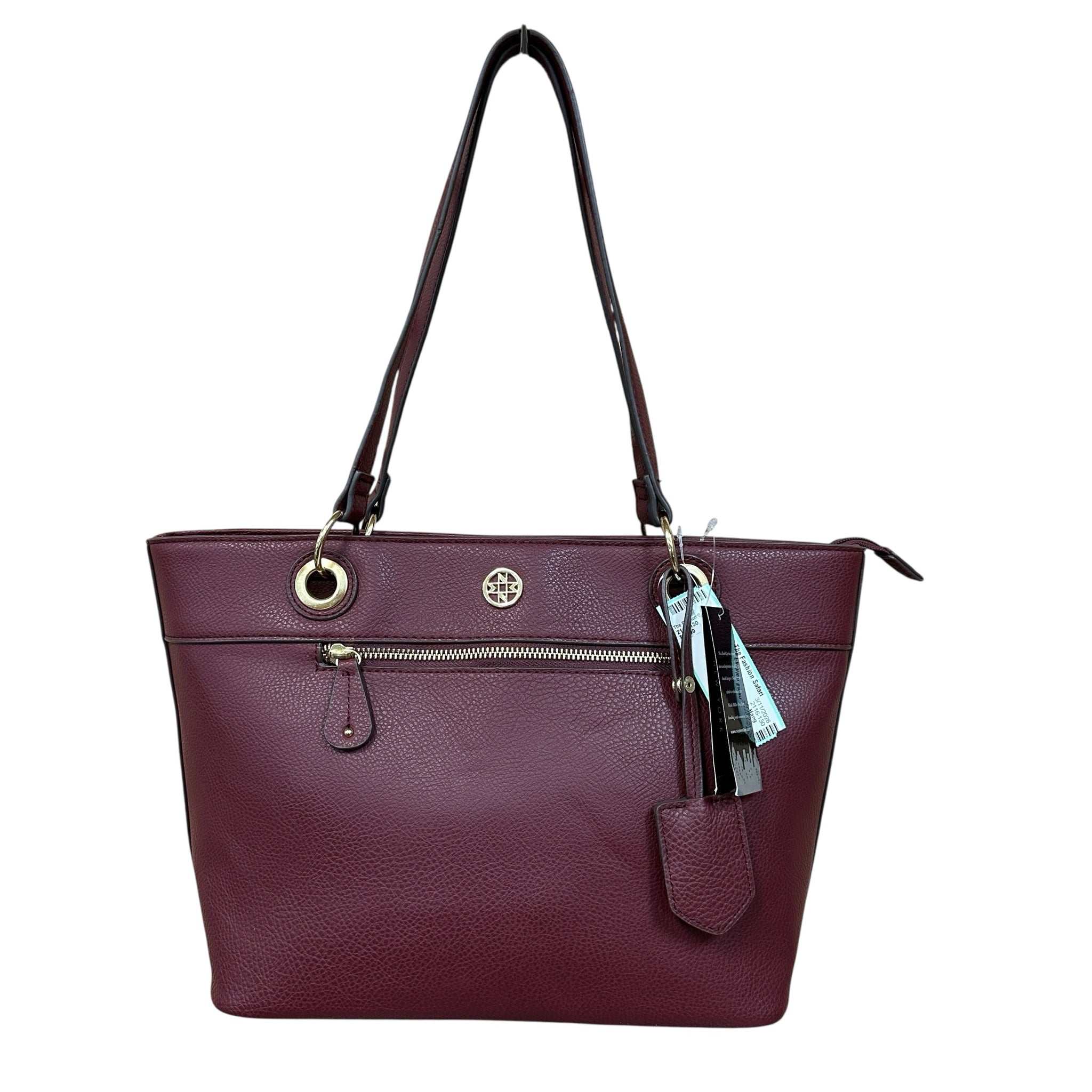 Nicole Miller Burgundy Shoulder Bag NWT