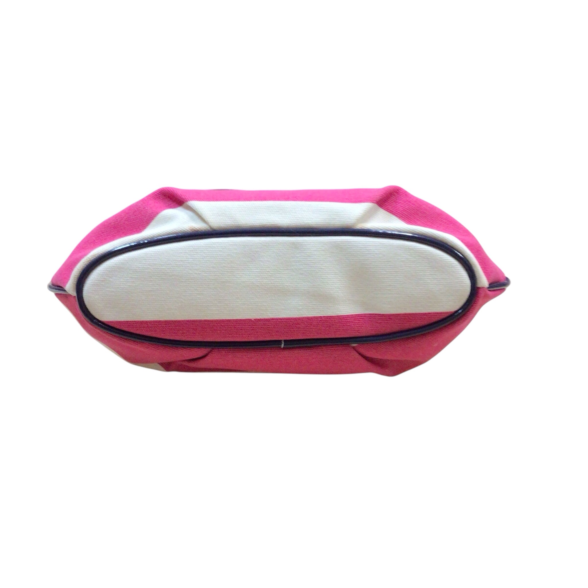 Tommy Hilfiger Pink & White Canvas Satchel