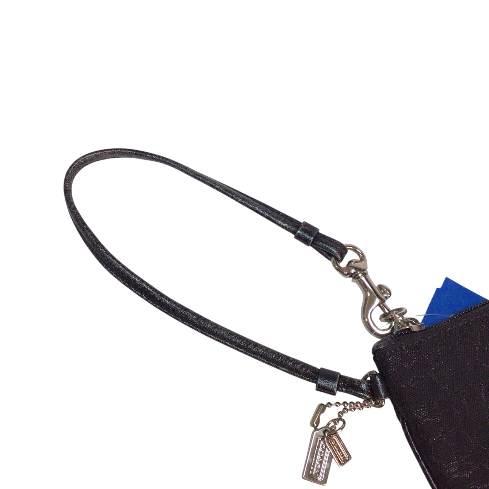 Coach Signature Wristlet Black