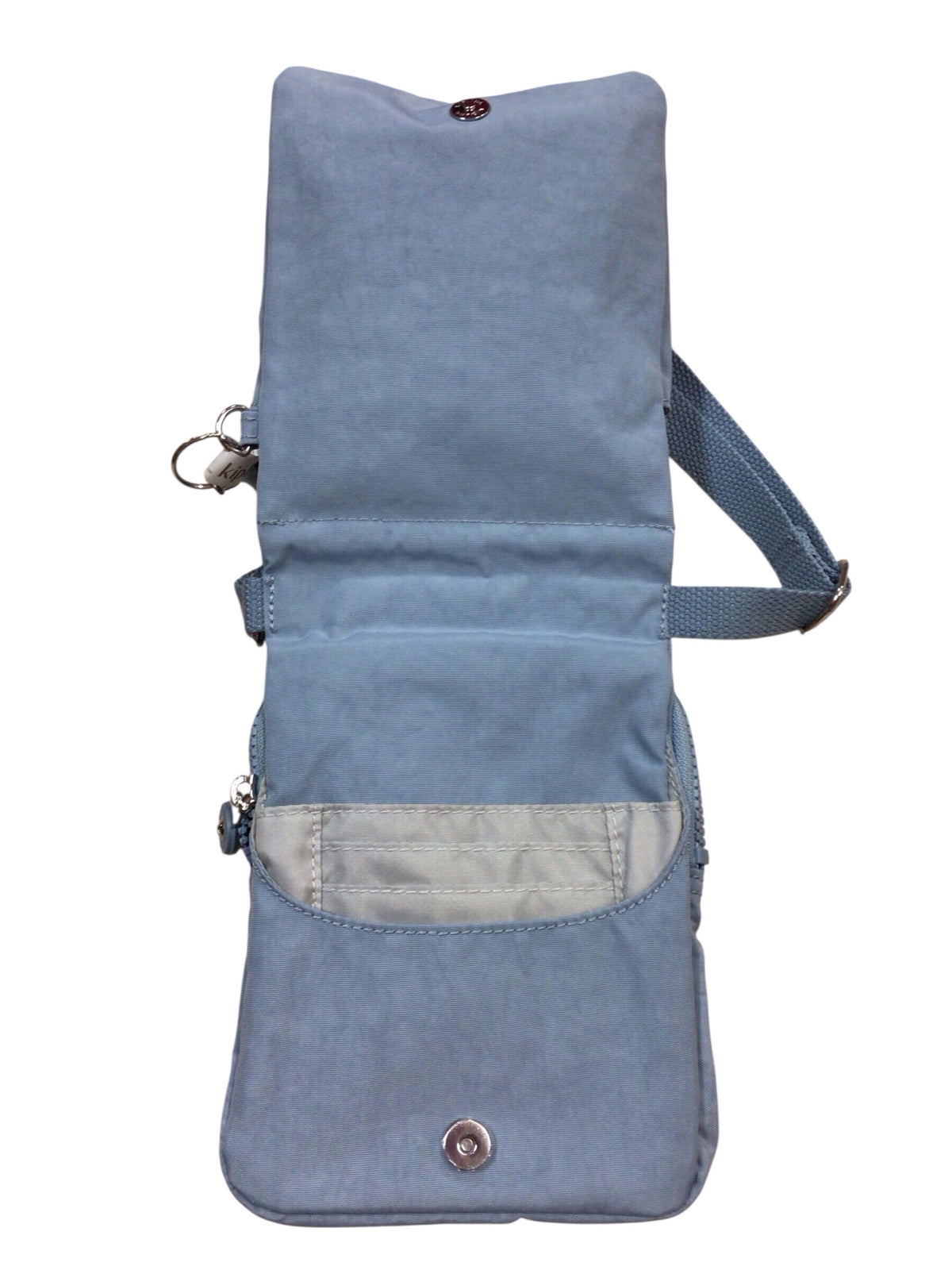 Kipling Light Blue "El Dorado" Nylon Crossbody Bag
