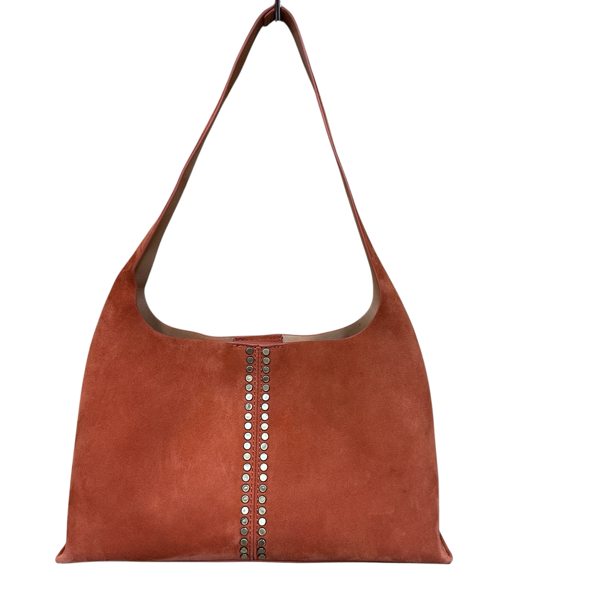 Hobo "Joni" Orange Leather Shoulder Bag