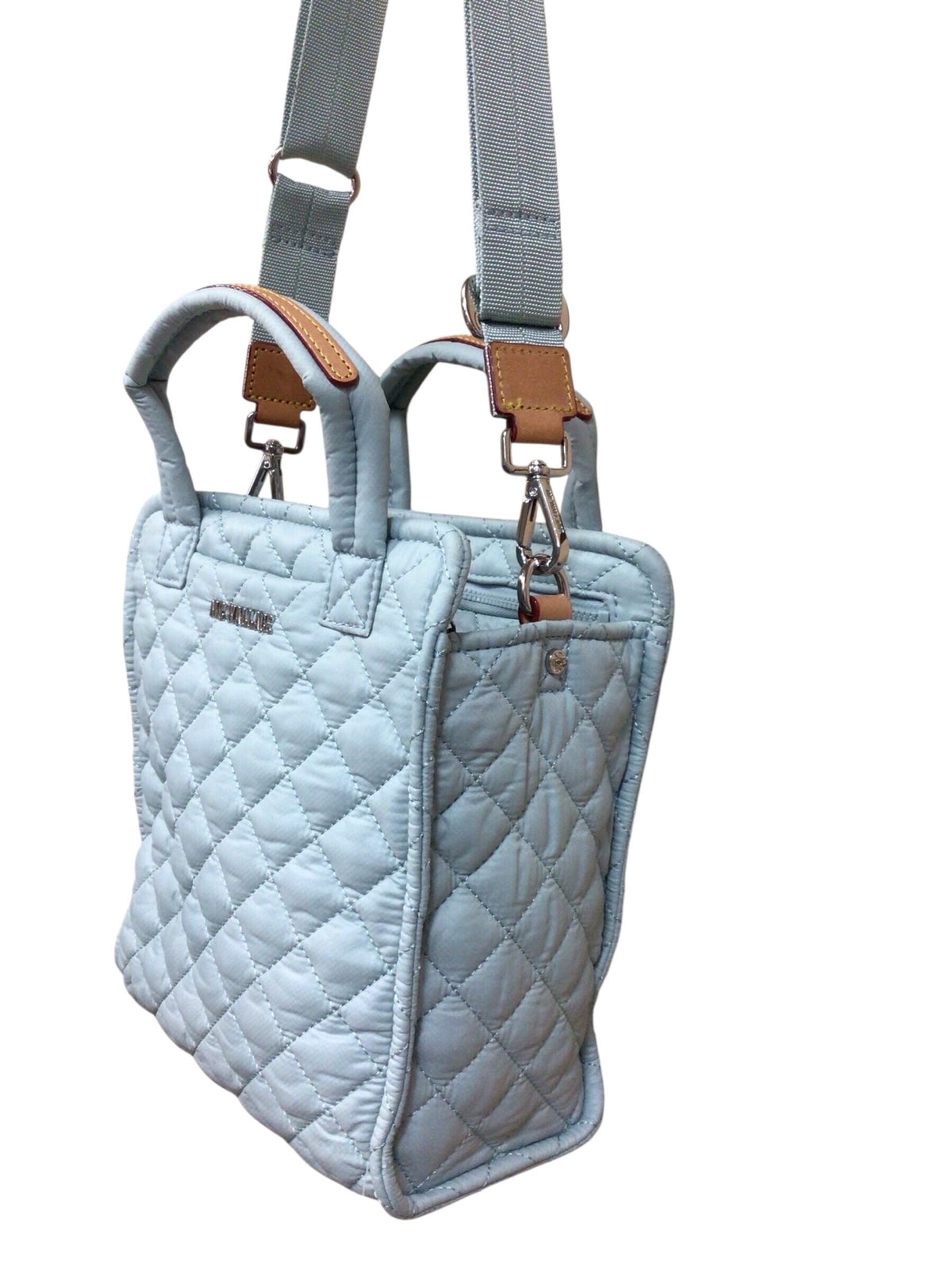 MZ Wallace "Mini Box Tote" Nylon Crossbody Bag