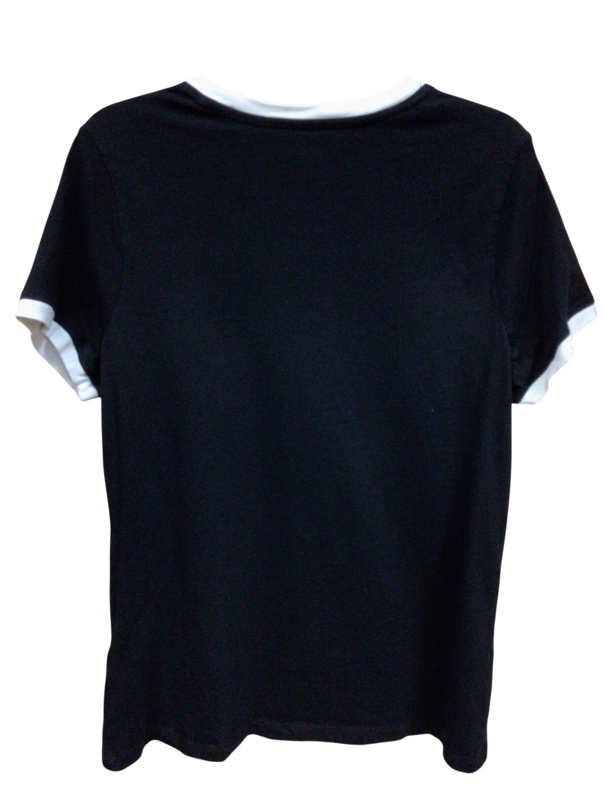 Harley Davidson Black & White "Have You Hugged Your Harley" Short Sleeve Top Size Large