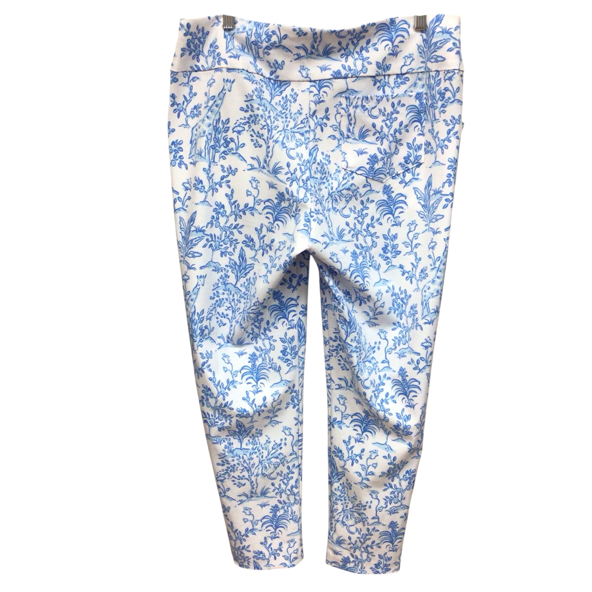 Lilly Pulitzer "Resort White Tall Tales" Corso Golf Pants Size 14