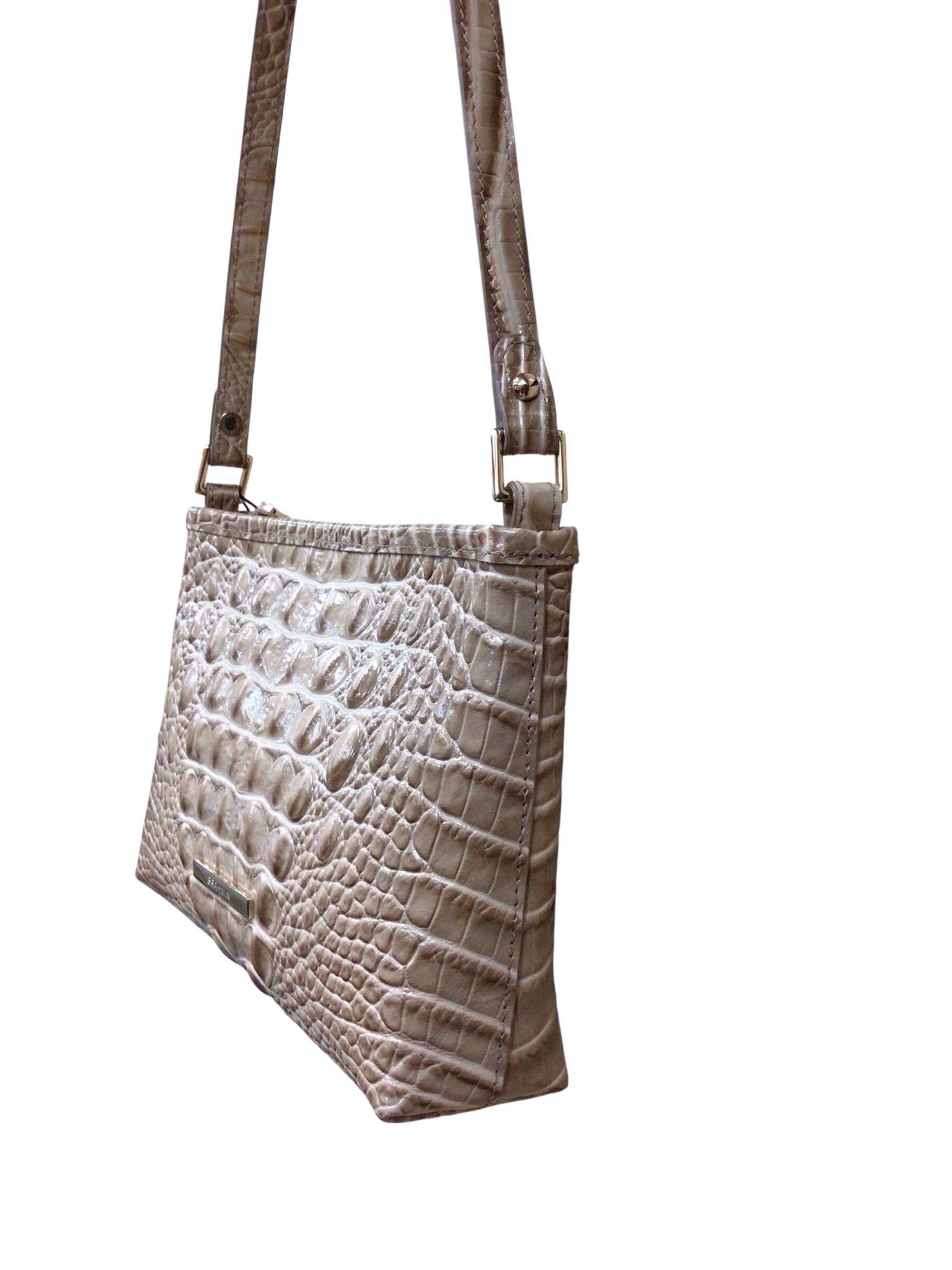 Brahmin "Lorelei" Shortbread Melbourne Tan Leather Shoulder Bag
