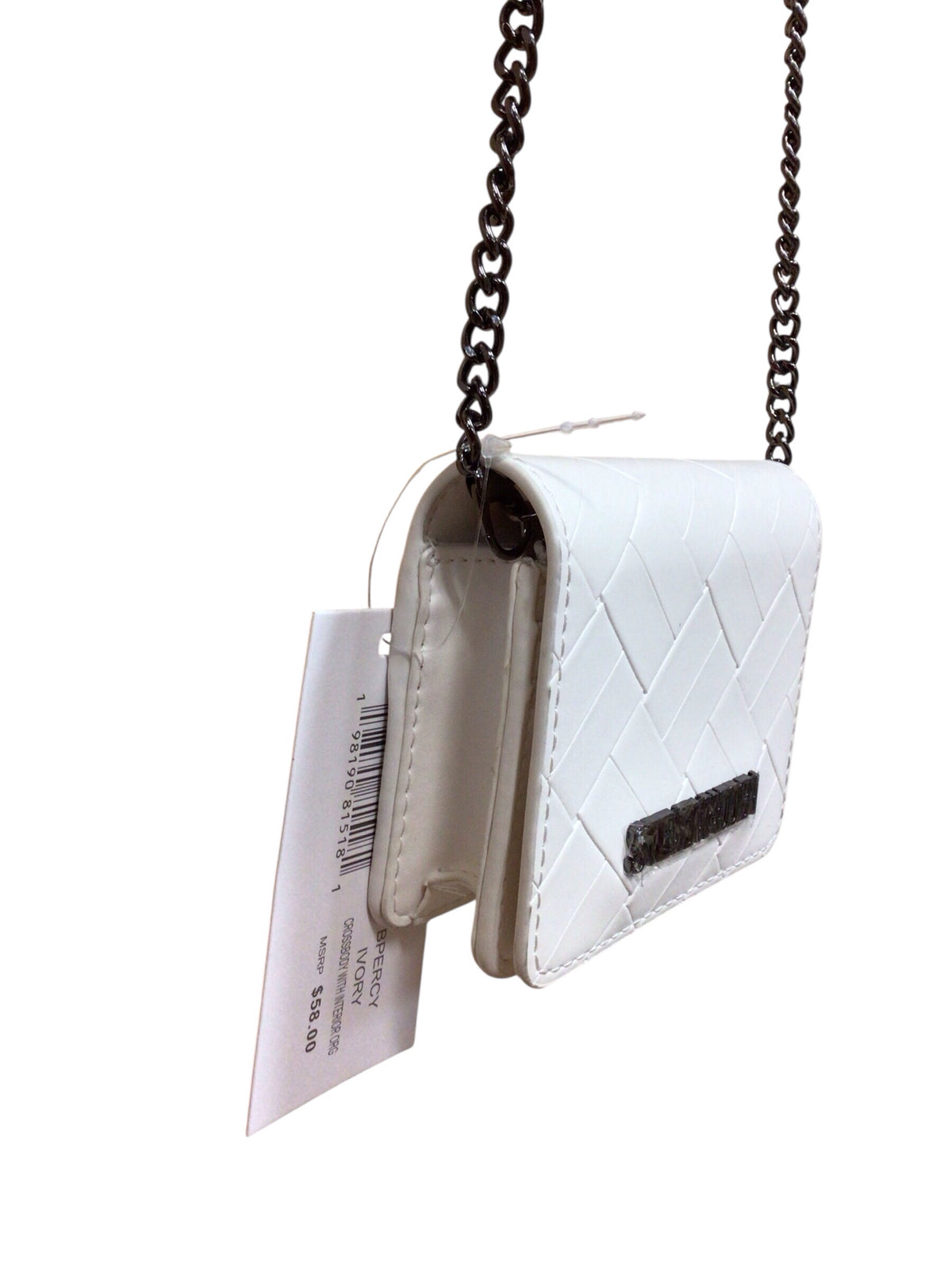 Steve Madden "BPercy" Ivory Crossbody Wallet NWT