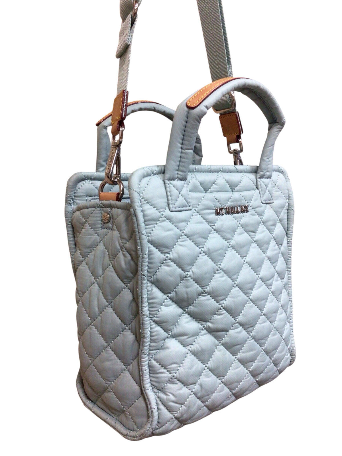 MZ Wallace "Mini Box Tote" Nylon Crossbody Bag