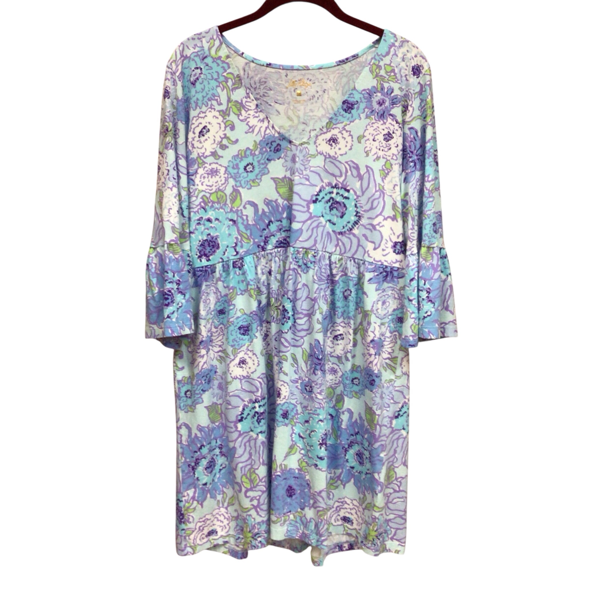 Lilly Pulitzer "Jannie" 3/4 Sleeve Dress Size Large