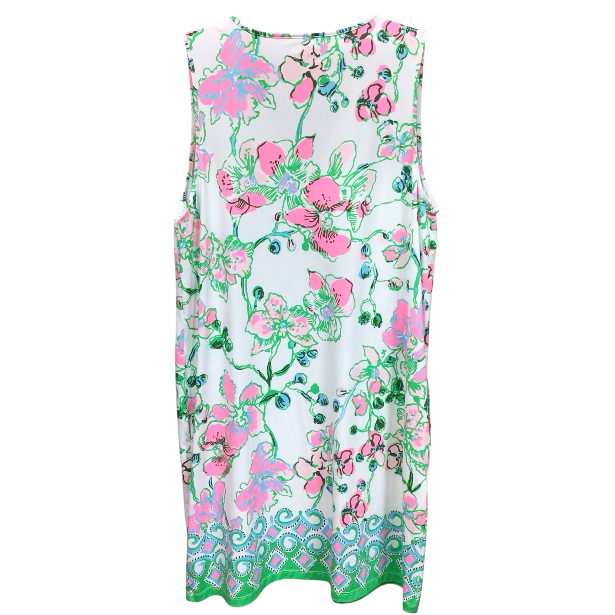 Lilly Pulitzer "Johana" Orchids on the Avenue Cover Up Size Large