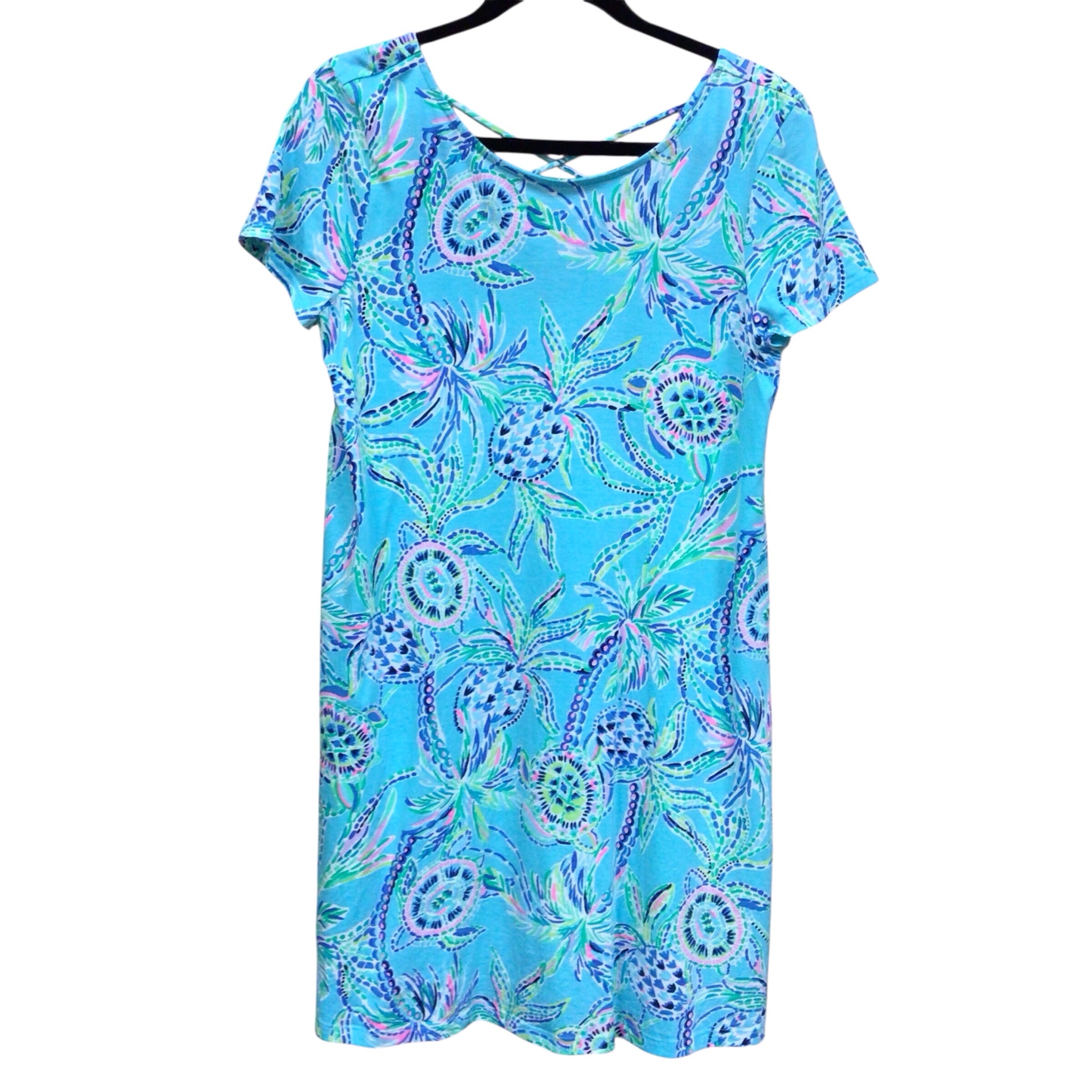 Lilly Pulitzer Kimi Swing Cotton Short Sleeve Dress Size Medium