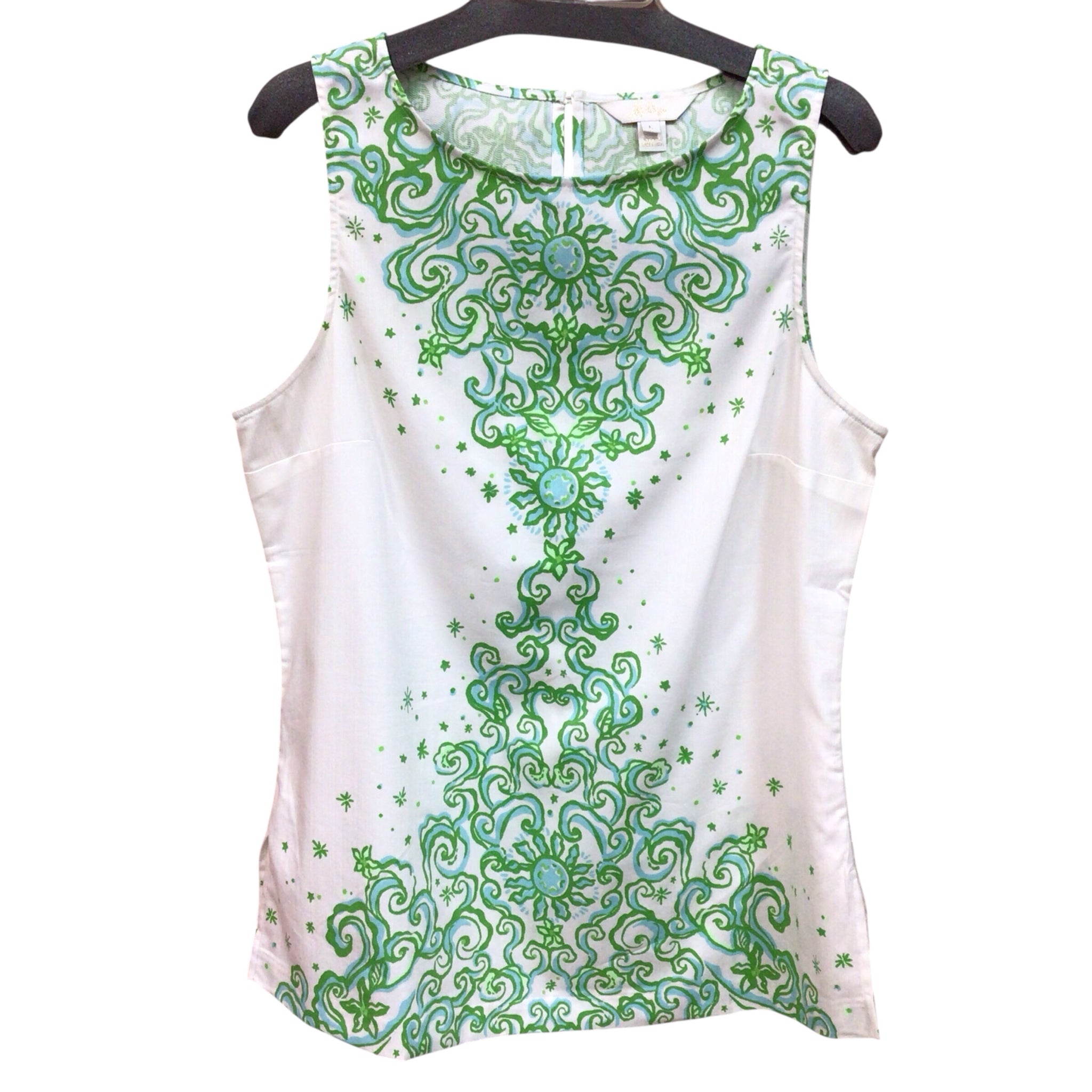 Lilly Pulitzer "Palmita" Sleeveless Top Size Large NWT