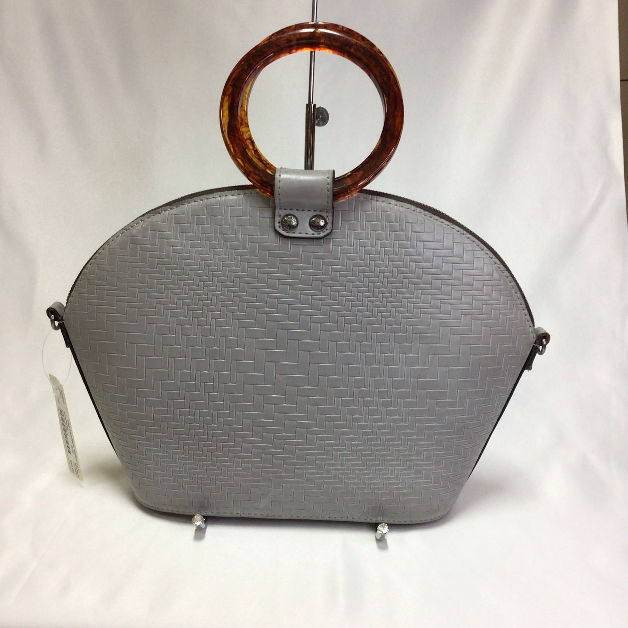 Patricia Nash Gray Satchel Handbag - Stylish and Versatile Accessory