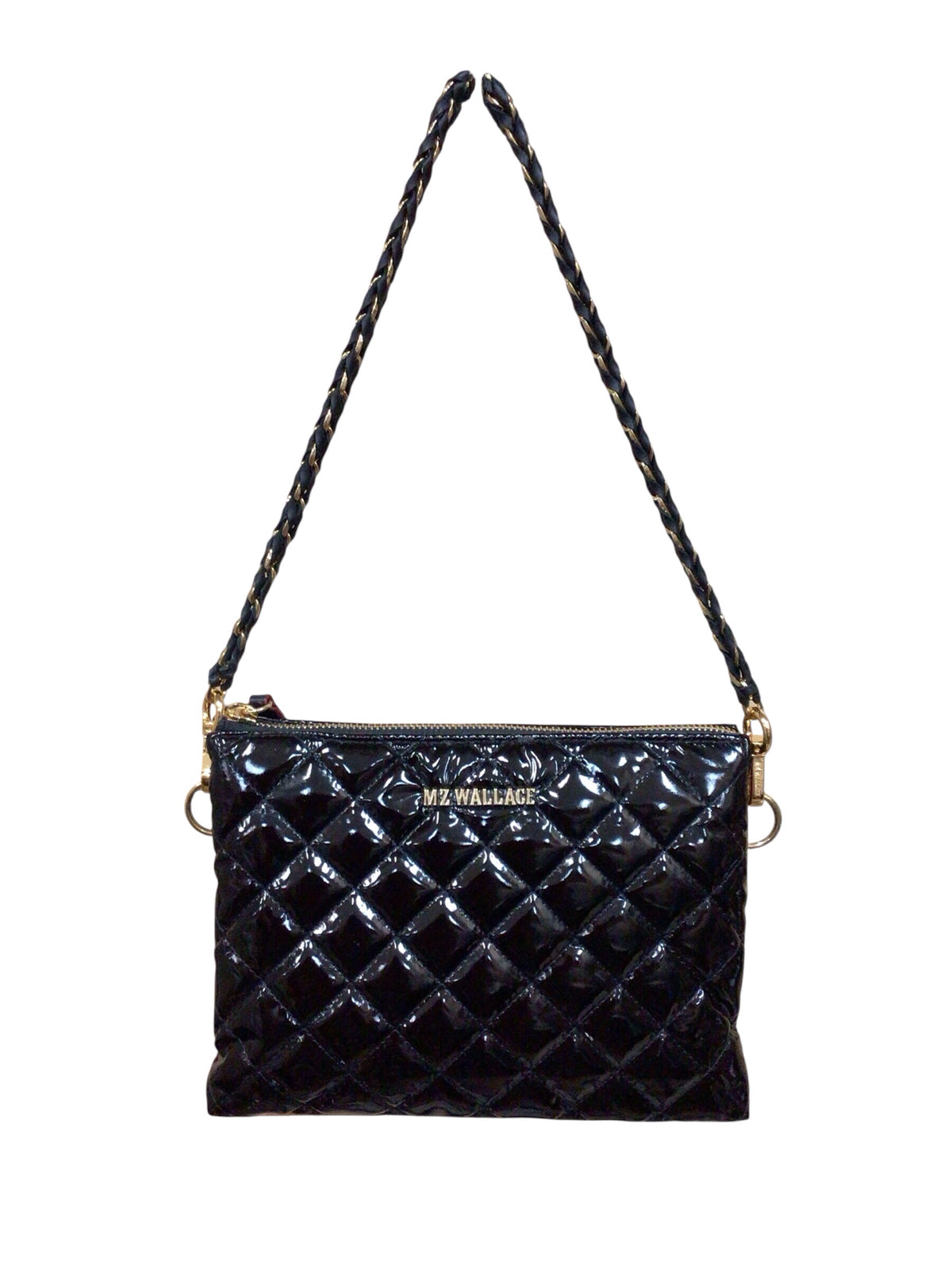 MZ Wallace "Ruby Quilted" Black Crossbody Bag