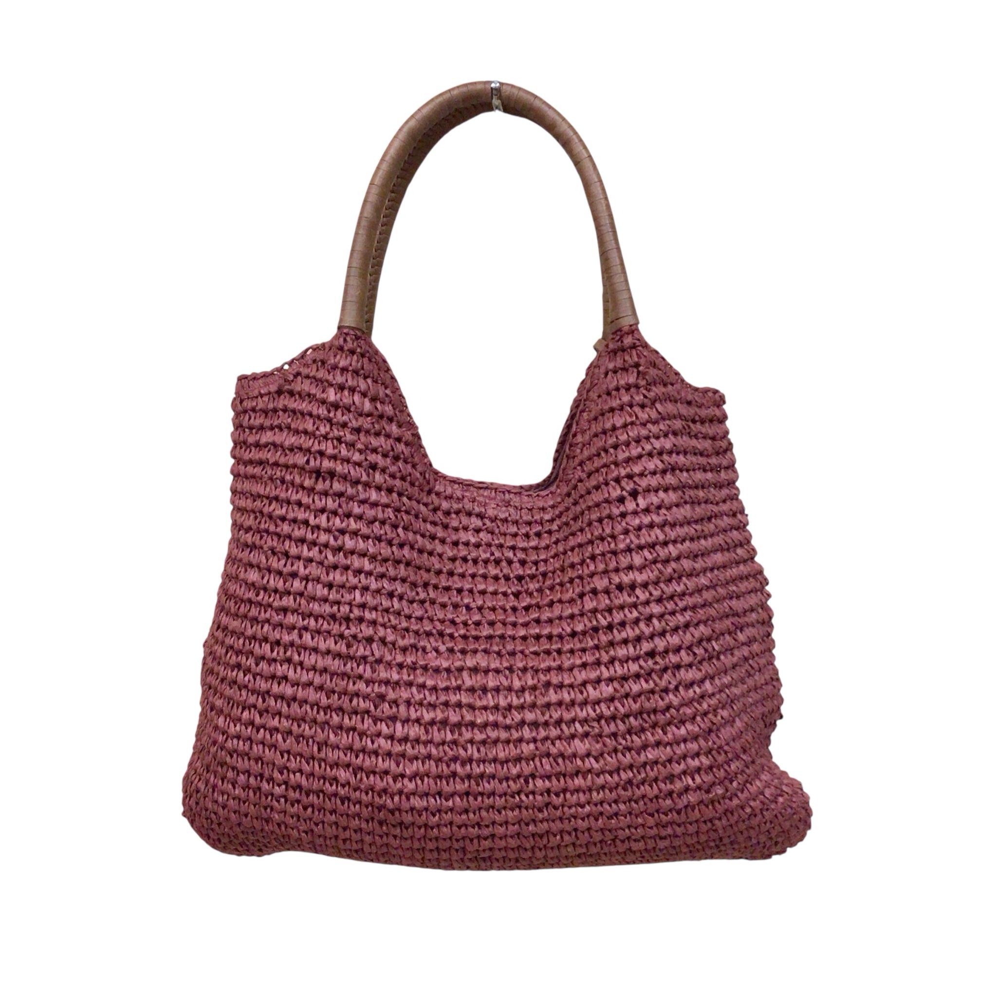 Tommy Bahama Raffia Straw Hobo Tote Bag