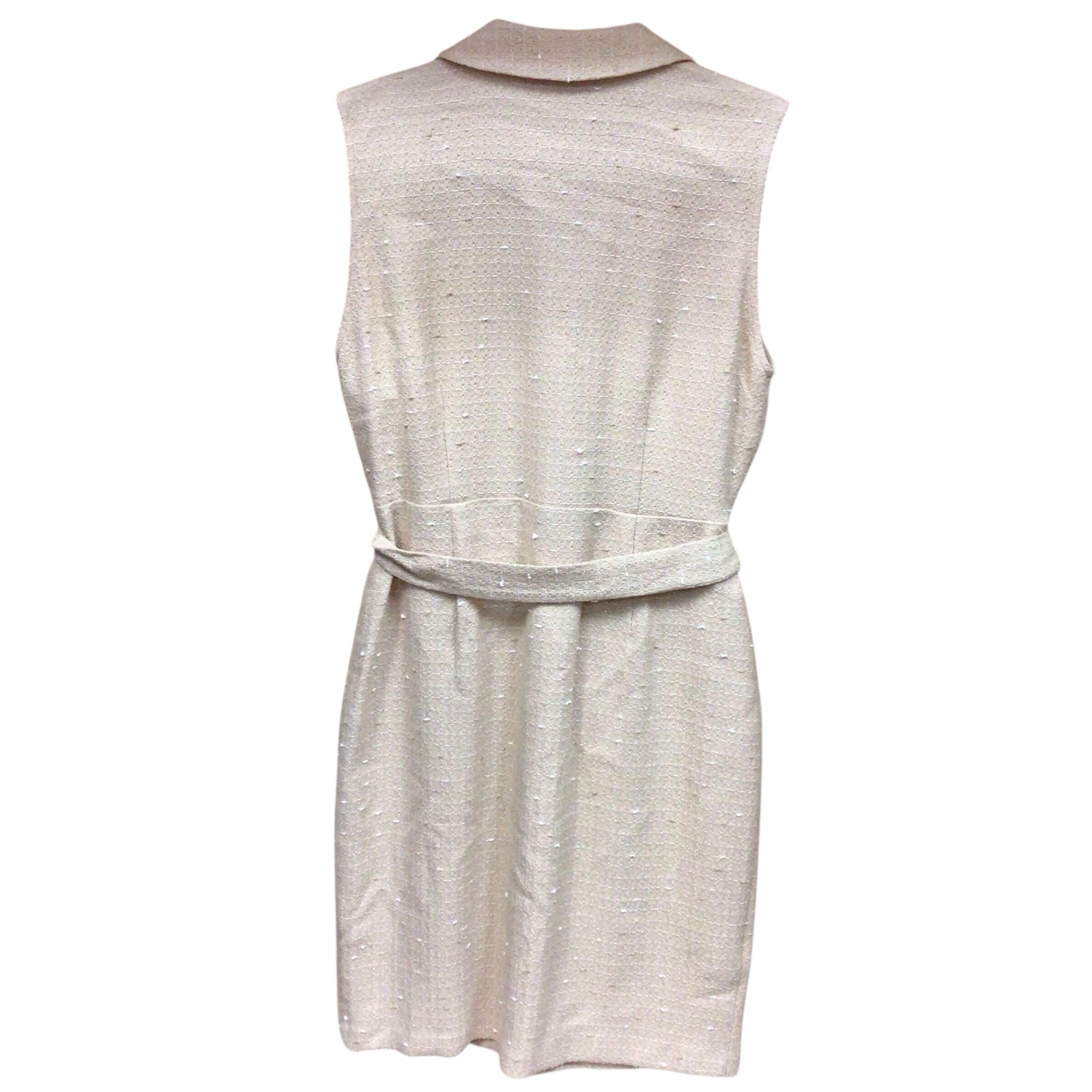Calvin Klein Tan Sleeveless Dress Size 10