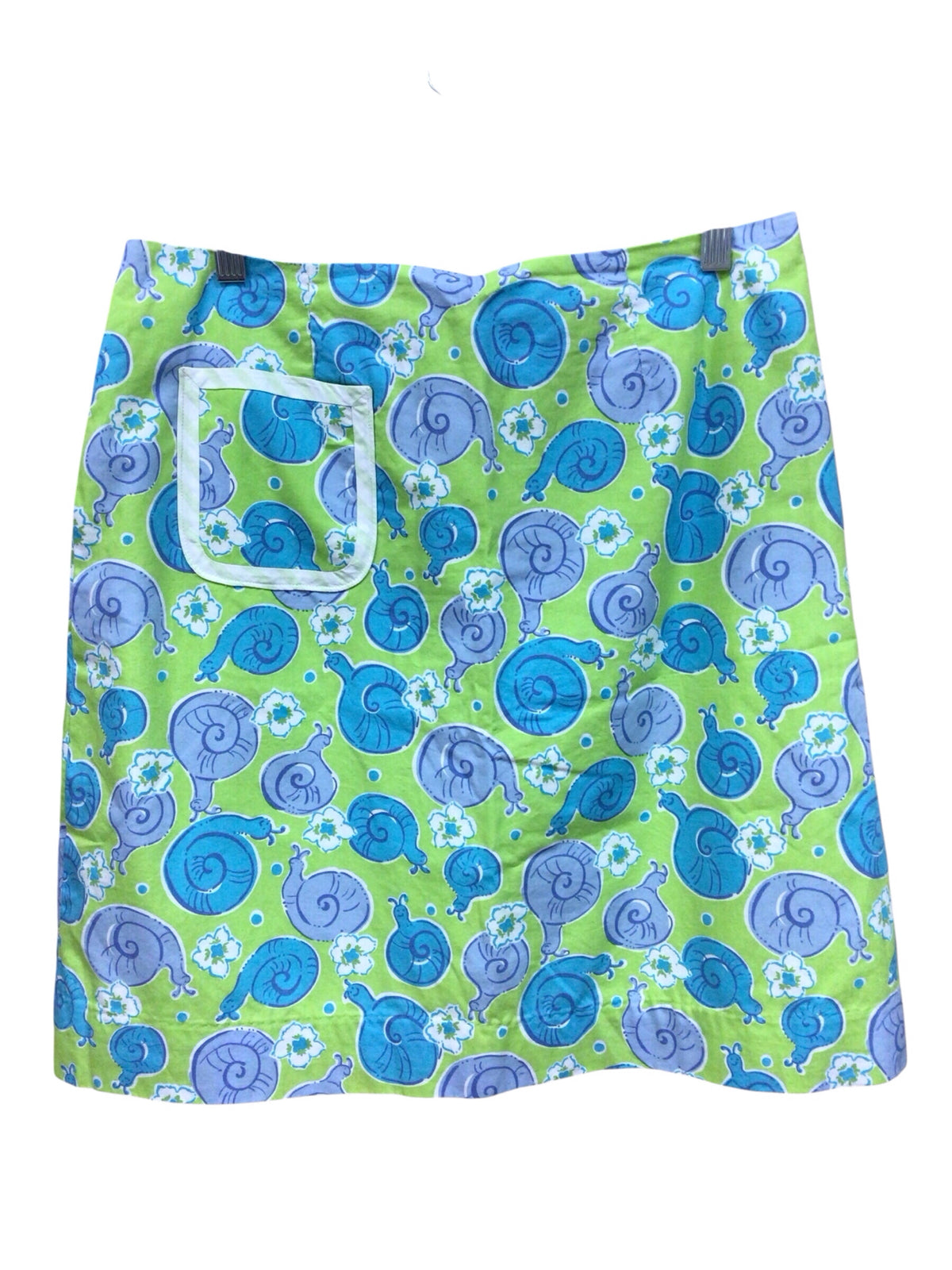 Lilly Pulitzer Vintage "Escargot" Lined Skirt Size 8