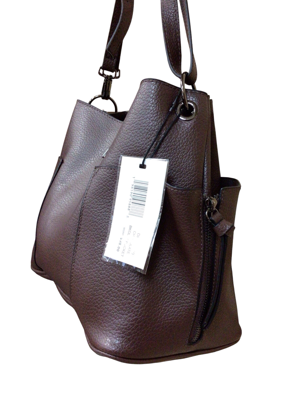 Steve Madden "Bkoltt Bucket" Brown Shoulder Bag