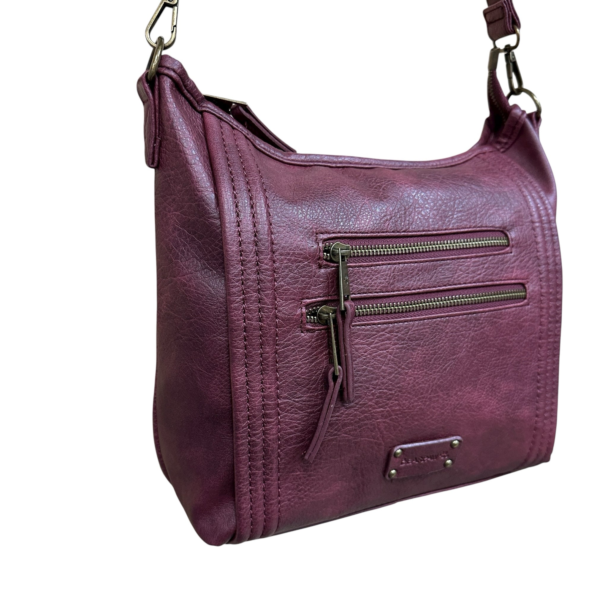 Bearpaw Burgundy Shoulder Crossbody Bag