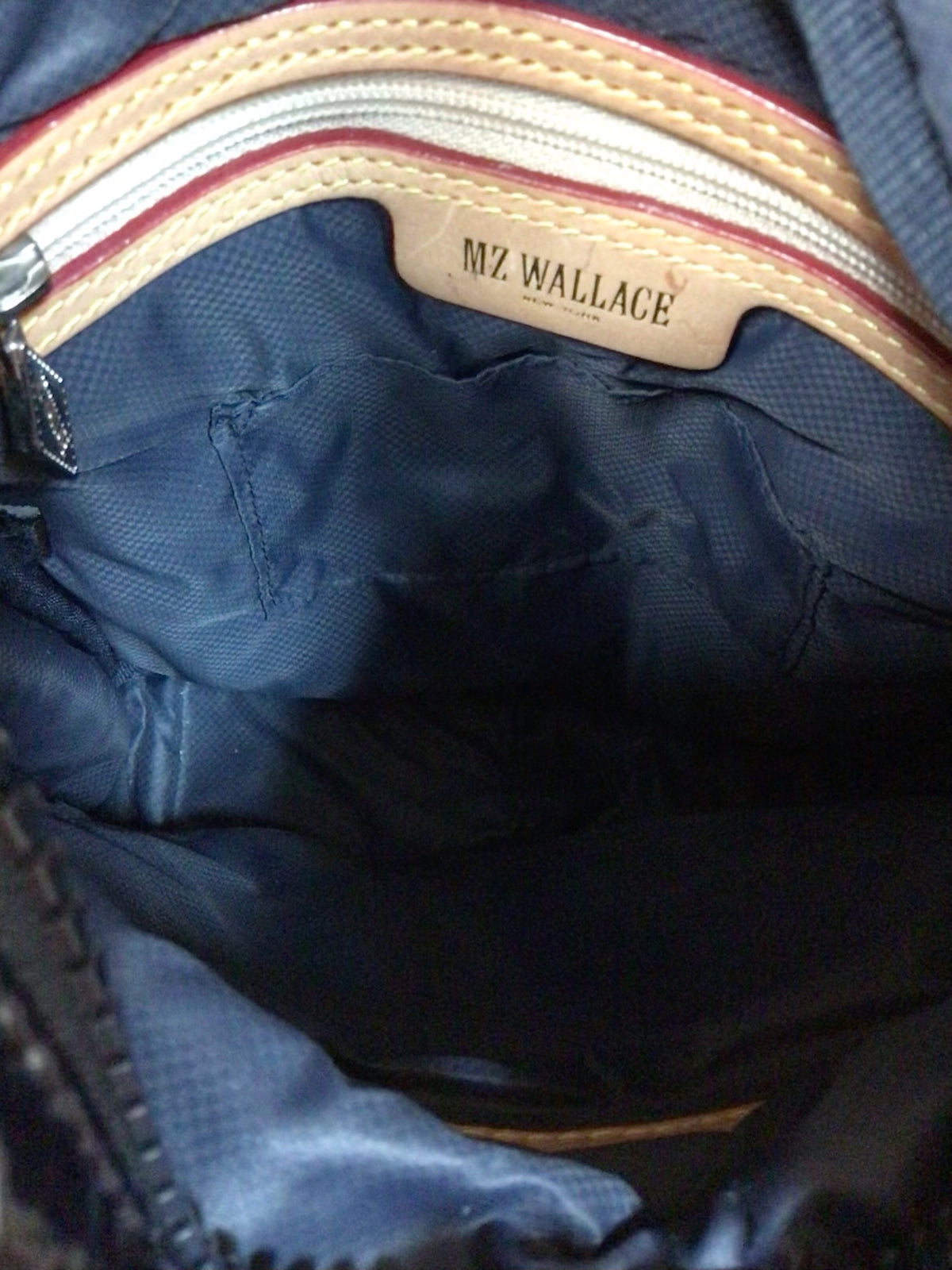 MZ Wallace Large Metro Navy Crossbody