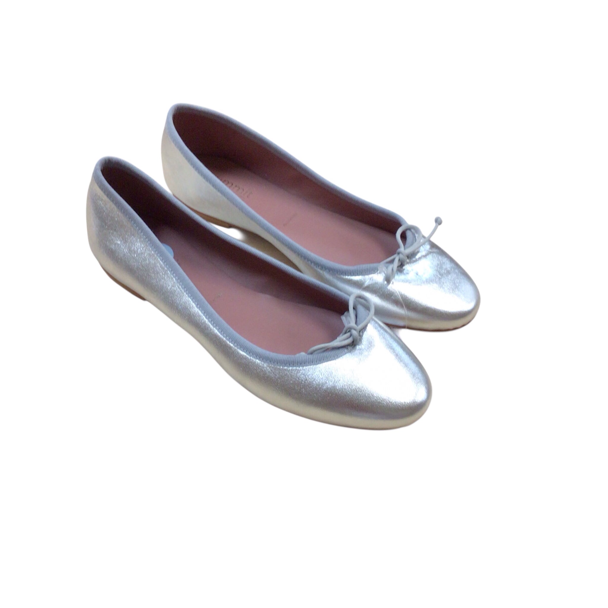 White Mountain Silver Ballet Flats Size 9 Flats