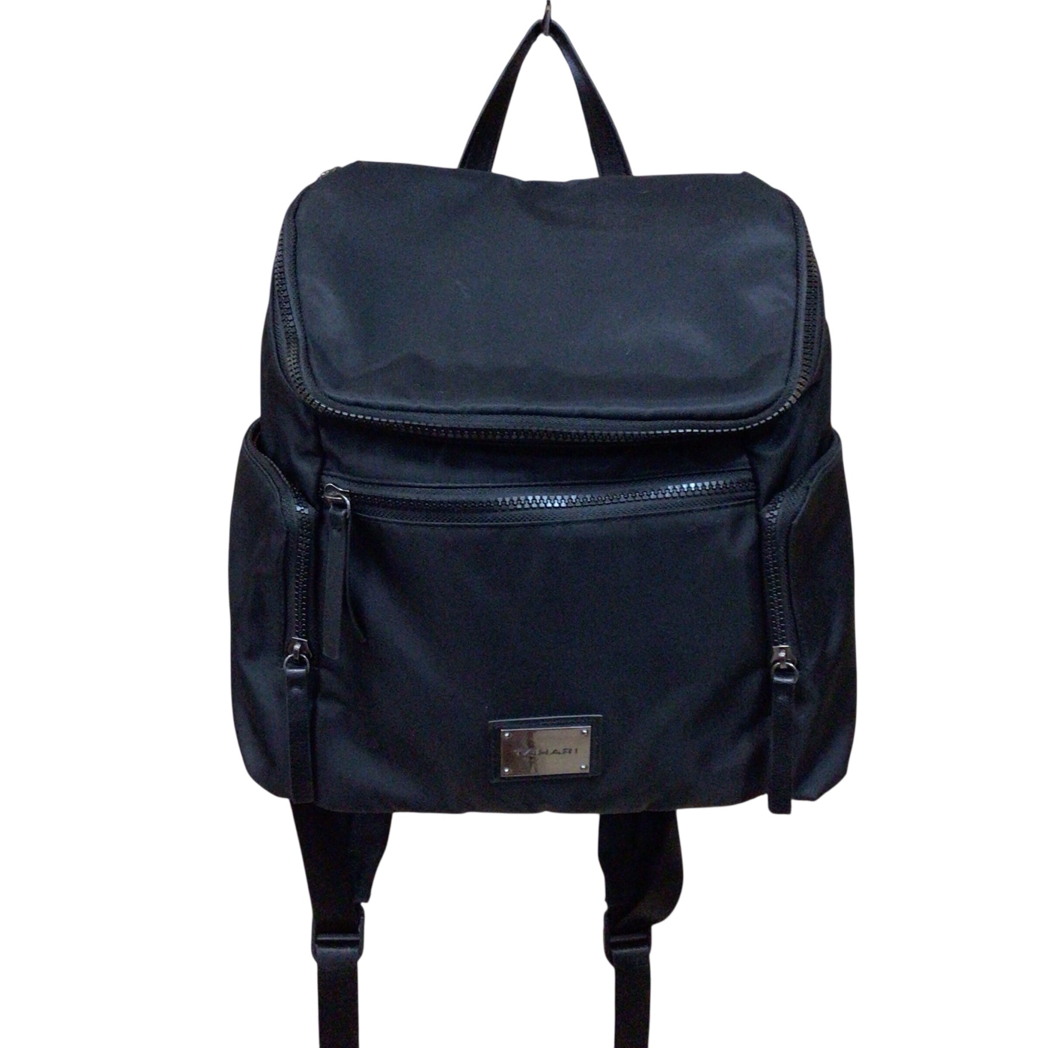 Tahari Black Nylon Backpack