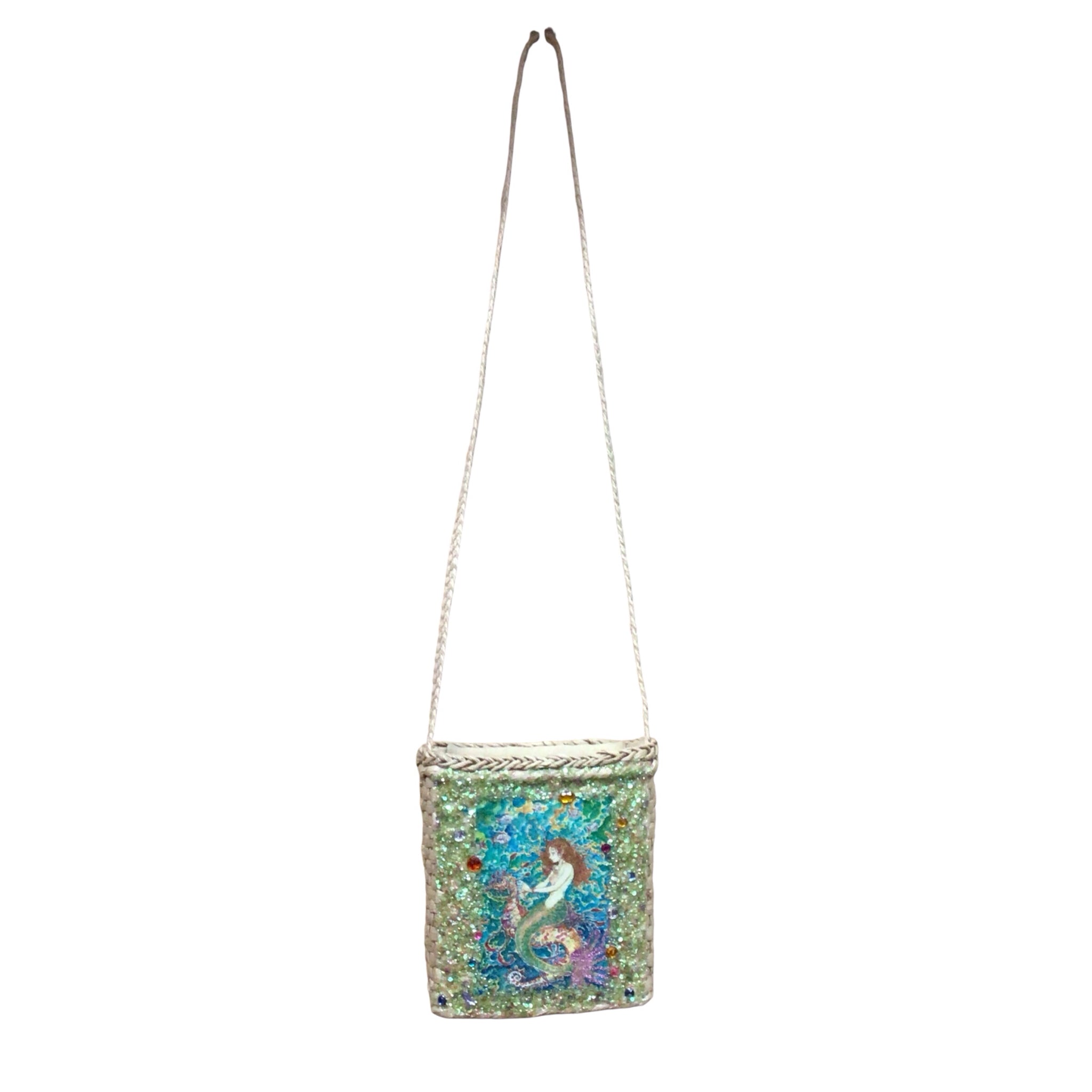 Cappelli Straworld Mermaid Straw Crossbody Bag