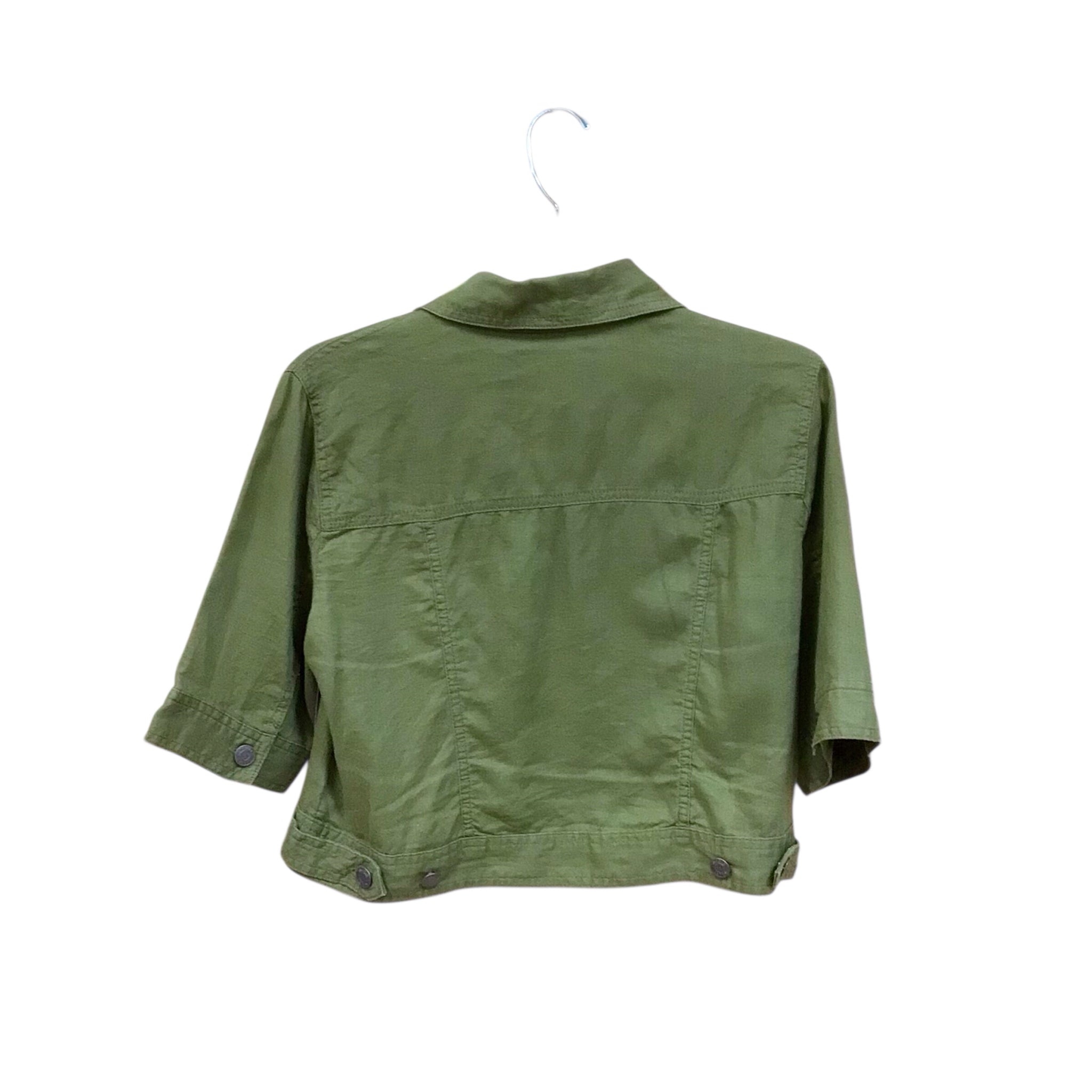 Nicole Miller Army Green Jacket Size Small