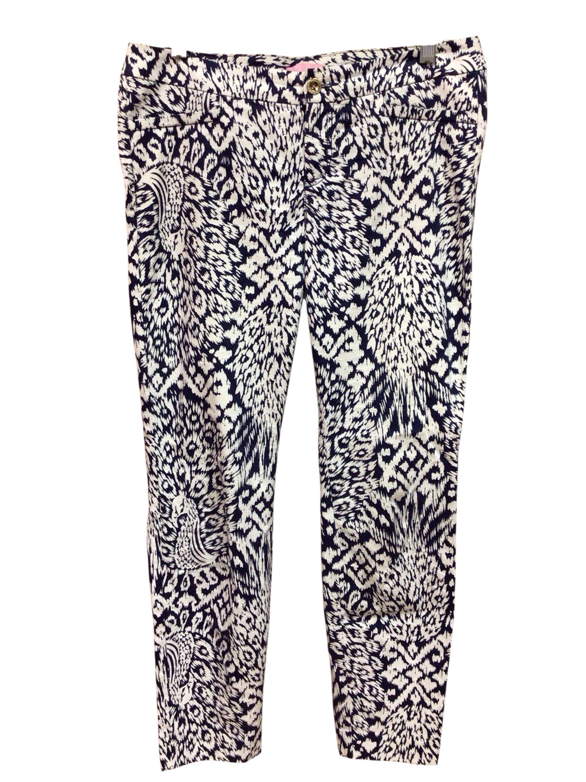 Lilly Pulitzer "Kelly" Skinny Ankle Pineapple Party Pants Size 6