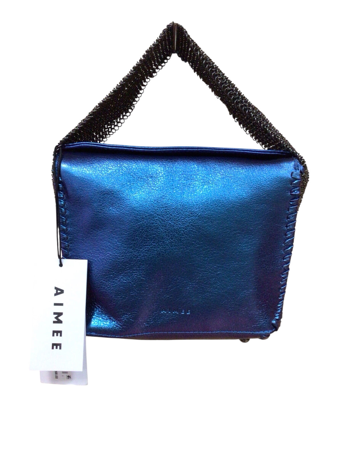 Aimee Kestenberg Leather Chain-Mail Top Handle Bag Satchel NWT