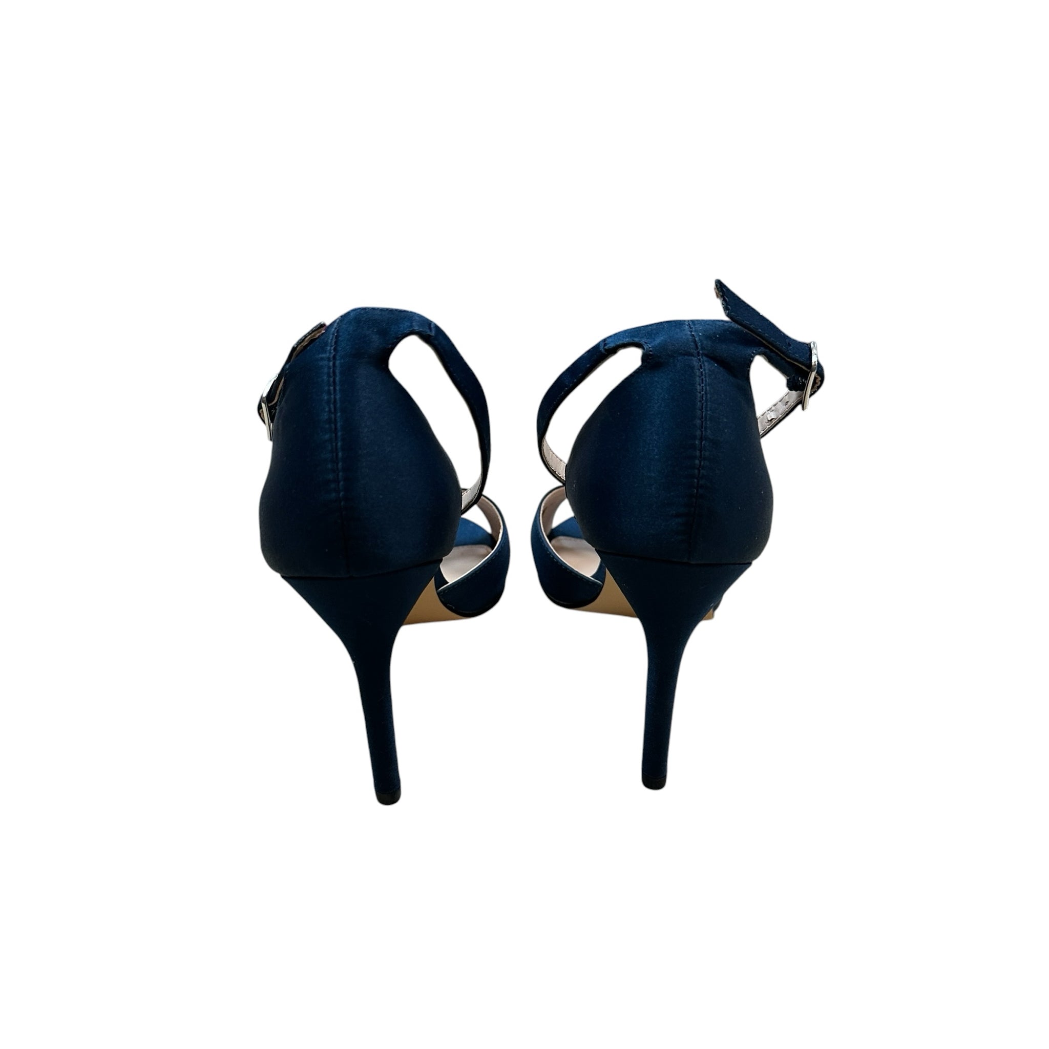Nina Flo-Ls Navy Heels Size 7