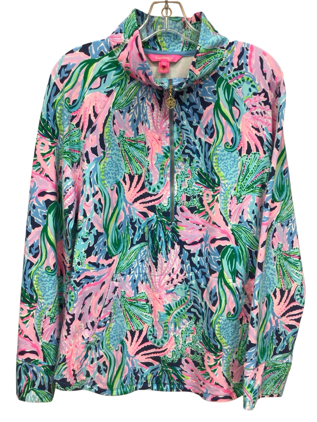 Lilly Pulitzer "Skipper" Popover "Bringing Mermaid Back" Size XL