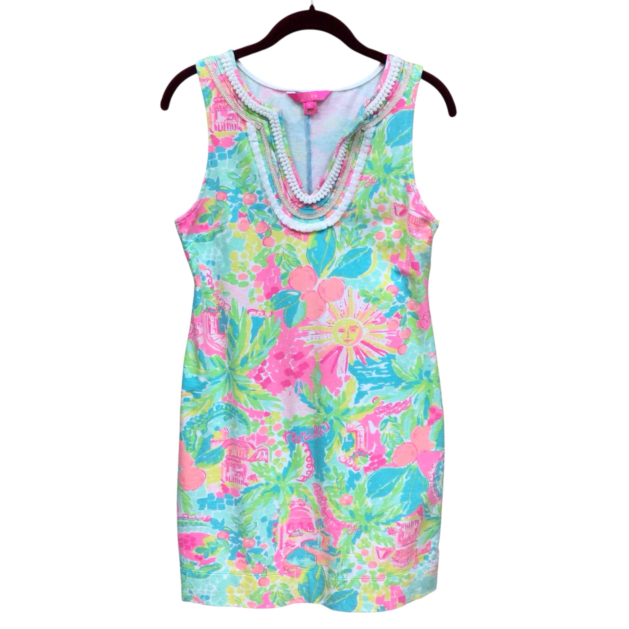 Lilly Pulitzer "Harper" Sleeveless Shift Dress Size Small